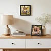 image:imageAmericanflat 24x30 Poster Frame  Slim Molding  Black  Polished plexiglass front hangs vertical or horizontal sawtooth hangers included secure turntab backingBlack