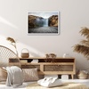image:imageAmericanflat 24x30 Poster Frame  Slim Molding  Black  Polished plexiglass front hangs vertical or horizontal sawtooth hangers included secure turntab backingWhite