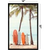 image:imageAmericanflat 24x30 Poster Frame  Slim Molding  Black  Polished plexiglass front hangs vertical or horizontal sawtooth hangers included secure turntab backingBlack