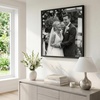 image:imageAmericanflat 24x30 Poster Frame  Slim Molding  Black  Polished plexiglass front hangs vertical or horizontal sawtooth hangers included secure turntab backingBlack