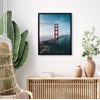 image:imageAmericanflat 24x30 Poster Frame  Slim Molding  Black  Polished plexiglass front hangs vertical or horizontal sawtooth hangers included secure turntab backingBlack