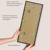 image:imageAmericanflat 24x30 Poster Frame  Slim Molding  Black  Polished plexiglass front hangs vertical or horizontal sawtooth hangers included secure turntab backingBlack