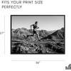 image:imageAmericanflat 24x30 Poster Frame  Slim Molding  Black  Polished plexiglass front hangs vertical or horizontal sawtooth hangers included secure turntab backingBlack