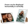 image:imageAmericanflat 24x30 Poster Frame  Slim Molding  Black  Polished plexiglass front hangs vertical or horizontal sawtooth hangers included secure turntab backingWhite