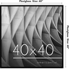 image:imageAmericanflat 24x30 Poster Frame  Slim Molding  Black  Polished plexiglass front hangs vertical or horizontal sawtooth hangers included secure turntab backingBlack