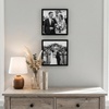 image:imageAmericanflat 24x30 Poster Frame  Slim Molding  Black  Polished plexiglass front hangs vertical or horizontal sawtooth hangers included secure turntab backingBlack