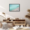image:imageAmericanflat 24x30 Poster Frame  Slim Molding  Black  Polished plexiglass front hangs vertical or horizontal sawtooth hangers included secure turntab backingBlack