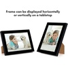 image:imageAmericanflat 24x30 Poster Frame  Slim Molding  Black  Polished plexiglass front hangs vertical or horizontal sawtooth hangers included secure turntab backingBlack
