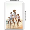 image:imageAmericanflat 24x30 Poster Frame  Slim Molding  Black  Polished plexiglass front hangs vertical or horizontal sawtooth hangers included secure turntab backingWhite