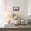 image:imageAmericanflat 24x30 Poster Frame  Slim Molding  Black  Polished plexiglass front hangs vertical or horizontal sawtooth hangers included secure turntab backingBlack