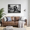 image:imageAmericanflat 24x30 Poster Frame  Slim Molding  Black  Polished plexiglass front hangs vertical or horizontal sawtooth hangers included secure turntab backingBlack