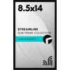 image:imageAmericanflat 24x30 Poster Frame  Slim Molding  Black  Polished plexiglass front hangs vertical or horizontal sawtooth hangers included secure turntab backingBlack