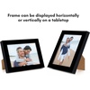 image:imageAmericanflat 24x30 Poster Frame  Slim Molding  Black  Polished plexiglass front hangs vertical or horizontal sawtooth hangers included secure turntab backingBlack