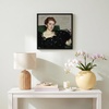 image:imageAmericanflat 24x30 Poster Frame  Slim Molding  Black  Polished plexiglass front hangs vertical or horizontal sawtooth hangers included secure turntab backingBlack