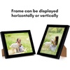 image:imageAmericanflat 24x30 Poster Frame  Slim Molding  Black  Polished plexiglass front hangs vertical or horizontal sawtooth hangers included secure turntab backingBlack