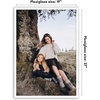 image:imageAmericanflat 24x30 Poster Frame  Slim Molding  Black  Polished plexiglass front hangs vertical or horizontal sawtooth hangers included secure turntab backingWhite
