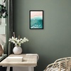 image:imageAmericanflat 24x30 Poster Frame  Slim Molding  Black  Polished plexiglass front hangs vertical or horizontal sawtooth hangers included secure turntab backingBlack