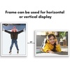 image:imageAmericanflat 24x30 Poster Frame  Slim Molding  Black  Polished plexiglass front hangs vertical or horizontal sawtooth hangers included secure turntab backingWhite