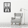 image:imageAmericanflat 24x30 Poster Frame  Slim Molding  Black  Polished plexiglass front hangs vertical or horizontal sawtooth hangers included secure turntab backingBlack