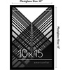 image:imageAmericanflat 24x30 Poster Frame  Slim Molding  Black  Polished plexiglass front hangs vertical or horizontal sawtooth hangers included secure turntab backingBlack