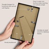 image:imageAmericanflat 24x30 Poster Frame  Slim Molding  Black  Polished plexiglass front hangs vertical or horizontal sawtooth hangers included secure turntab backingBlack