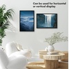 image:imageAmericanflat 24x30 Poster Frame  Slim Molding  Black  Polished plexiglass front hangs vertical or horizontal sawtooth hangers included secure turntab backingBlack
