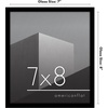 image:imageAmericanflat 24x30 Poster Frame  Slim Molding  Black  Polished plexiglass front hangs vertical or horizontal sawtooth hangers included secure turntab backingBlack