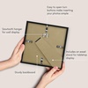 image:imageAmericanflat 24x30 Poster Frame  Slim Molding  Black  Polished plexiglass front hangs vertical or horizontal sawtooth hangers included secure turntab backingBlack