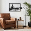 image:imageAmericanflat 24x30 Poster Frame  Slim Molding  Black  Polished plexiglass front hangs vertical or horizontal sawtooth hangers included secure turntab backingBlack