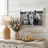 image:imageAmericanflat 24x30 Poster Frame  Slim Molding  Black  Polished plexiglass front hangs vertical or horizontal sawtooth hangers included secure turntab backingWhite