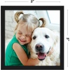 image:imageAmericanflat 24x30 Poster Frame  Slim Molding  Black  Polished plexiglass front hangs vertical or horizontal sawtooth hangers included secure turntab backingBlack