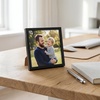 image:imageAmericanflat 24x30 Poster Frame  Slim Molding  Black  Polished plexiglass front hangs vertical or horizontal sawtooth hangers included secure turntab backingBlack
