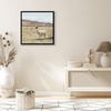 image:imageAmericanflat 24x30 Poster Frame  Slim Molding  Black  Polished plexiglass front hangs vertical or horizontal sawtooth hangers included secure turntab backingBlack