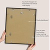 image:imageAmericanflat 24x30 Poster Frame  Slim Molding  Black  Polished plexiglass front hangs vertical or horizontal sawtooth hangers included secure turntab backingBlack