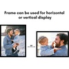 image:imageAmericanflat 24x30 Poster Frame  Slim Molding  Black  Polished plexiglass front hangs vertical or horizontal sawtooth hangers included secure turntab backingBlack
