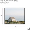 image:imageAmericanflat 24x30 Poster Frame  Slim Molding  Black  Polished plexiglass front hangs vertical or horizontal sawtooth hangers included secure turntab backingBlack