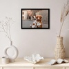 image:imageAmericanflat 24x30 Poster Frame  Slim Molding  Black  Polished plexiglass front hangs vertical or horizontal sawtooth hangers included secure turntab backingBlack