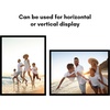 image:imageAmericanflat 24x30 Poster Frame  Slim Molding  Black  Polished plexiglass front hangs vertical or horizontal sawtooth hangers included secure turntab backingBlack
