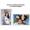 image:imageAmericanflat 24x30 Poster Frame  Slim Molding  Black  Polished plexiglass front hangs vertical or horizontal sawtooth hangers included secure turntab backingWhite