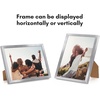 image:imageAmericanflat 24x30 Poster Frame  Slim Molding  Black  Polished plexiglass front hangs vertical or horizontal sawtooth hangers included secure turntab backingSilver