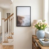 image:imageAmericanflat 24x30 Poster Frame  Slim Molding  Black  Polished plexiglass front hangs vertical or horizontal sawtooth hangers included secure turntab backingBlack