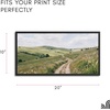 image:imageAmericanflat 24x30 Poster Frame  Slim Molding  Black  Polished plexiglass front hangs vertical or horizontal sawtooth hangers included secure turntab backingBlack