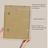 image:imageAmericanflat 24x30 Poster Frame  Slim Molding  Black  Polished plexiglass front hangs vertical or horizontal sawtooth hangers included secure turntab backingNatural Oak