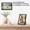 image:imageAmericanflat 24x30 Poster Frame  Slim Molding  Black  Polished plexiglass front hangs vertical or horizontal sawtooth hangers included secure turntab backingBlack