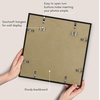image:imageAmericanflat 24x30 Poster Frame  Slim Molding  Black  Polished plexiglass front hangs vertical or horizontal sawtooth hangers included secure turntab backingBlack