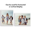 image:imageAmericanflat 24x30 Poster Frame  Slim Molding  Black  Polished plexiglass front hangs vertical or horizontal sawtooth hangers included secure turntab backingWhite