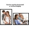 image:imageAmericanflat 24x30 Poster Frame  Slim Molding  Black  Polished plexiglass front hangs vertical or horizontal sawtooth hangers included secure turntab backingBlack
