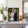 image:imageAmericanflat 24x30 Poster Frame  Slim Molding  Black  Polished plexiglass front hangs vertical or horizontal sawtooth hangers included secure turntab backingBlack