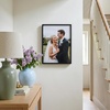image:imageAmericanflat 24x30 Poster Frame  Slim Molding  Black  Polished plexiglass front hangs vertical or horizontal sawtooth hangers included secure turntab backingBlack