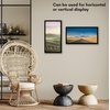 image:imageAmericanflat 24x30 Poster Frame  Slim Molding  Black  Polished plexiglass front hangs vertical or horizontal sawtooth hangers included secure turntab backingBlack